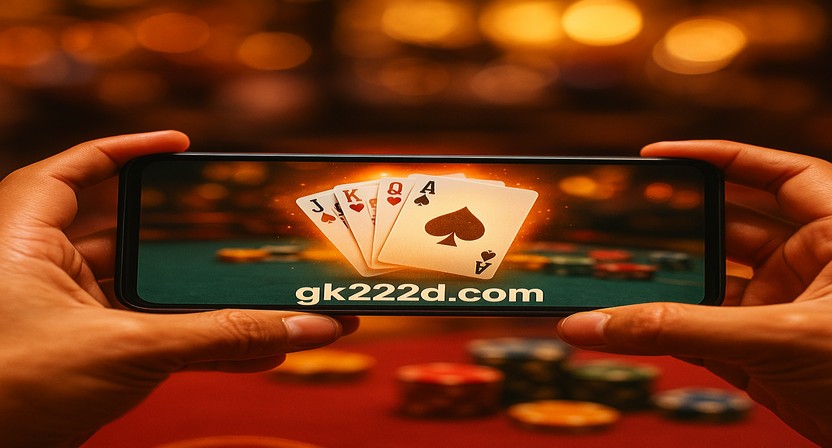 gk222 মোবাইল গেমিং প্ল্যাটফর্মের অ্যাপ ইন্টারফেস